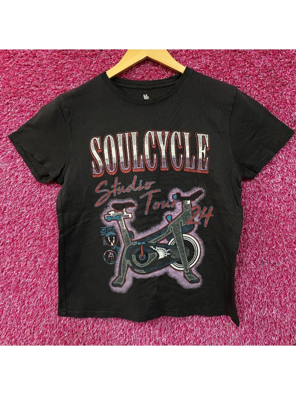 Junk Food SoulCycle Studio Tour '24 Retro Style T-Shirt Small
